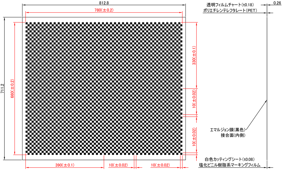 FCBC-10X10R: Detailed drawing