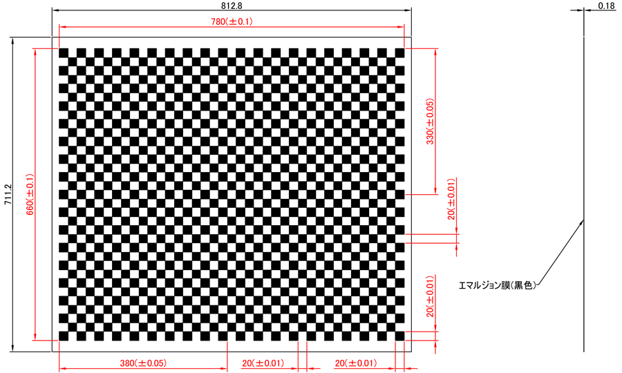 FCBC-20X20: Dimensional Drawing