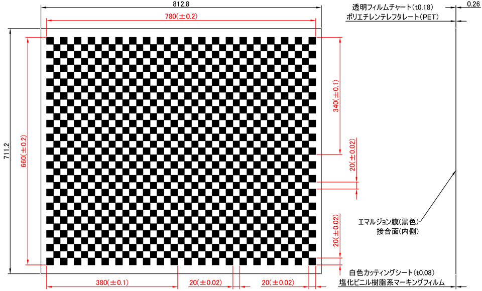 FCBC-20X20R: Dimensional Drawing