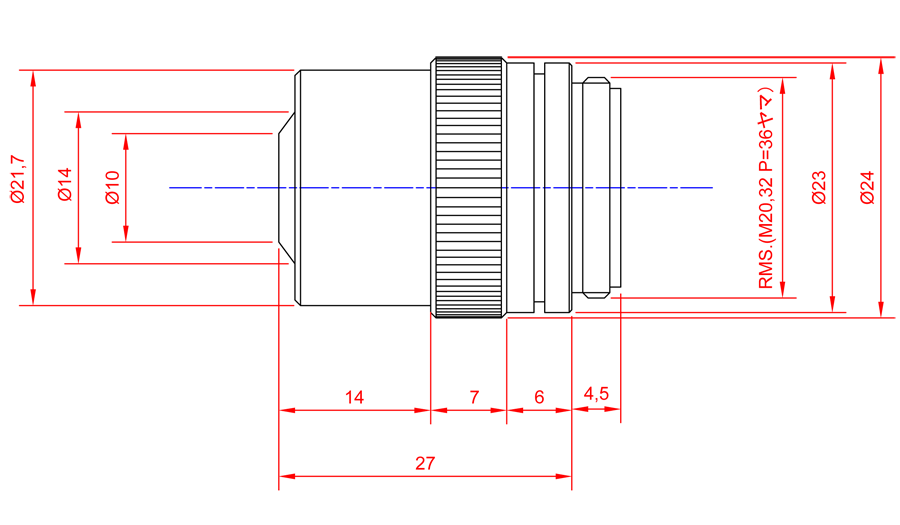 FA6X:Dimensional Drawing