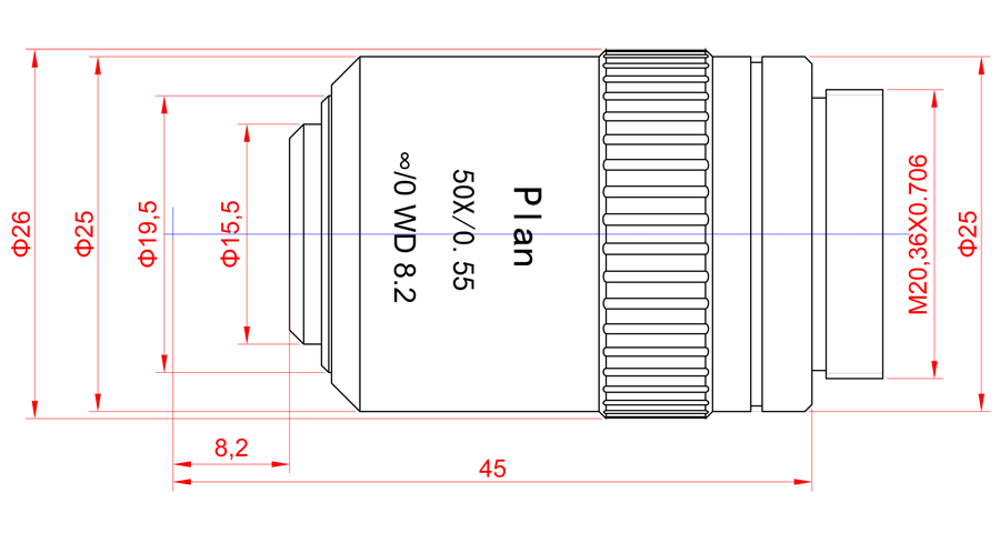 LDJ50:Dimensional Drawing