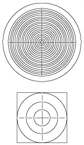 同心円レチクル｜接眼ミクロメーター｜顕微鏡関連｜株式会社渋谷光学