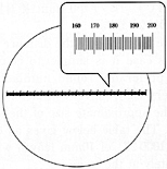 水平目盛：R1085（20/200）図面