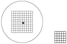 方眼目盛：R1170（10/10×10）H　Aタイプ　中心1mm5等分　図面