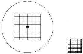 方眼目盛：R1180（10/10×10）H　Bタイプ　中心1mm10等分　図面