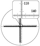 クロスXY目盛(水平目盛+垂直目盛)：R1310（25/250）XY図面