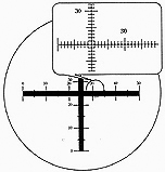 Cross Line with horizontal and vertical scale:R1399(50/500)XY:Drawing