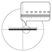 Cross Line with horizontal scale: R1420 (10/200) X : Drawing