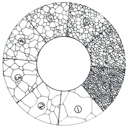 粒度スケール：図面