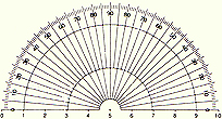 180˚ Angle Scale: Drawing