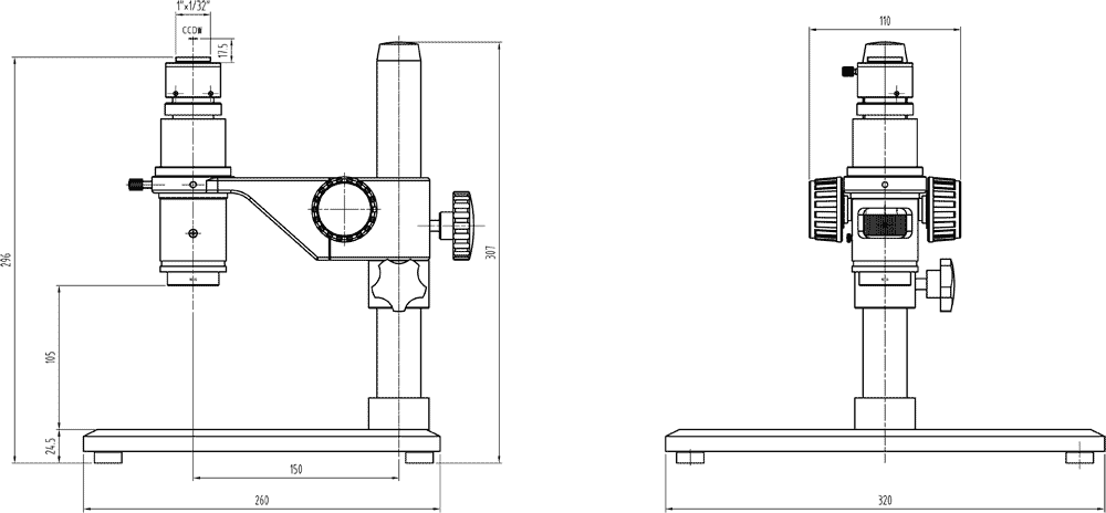 Model: SZ7, Dimensional Drawing